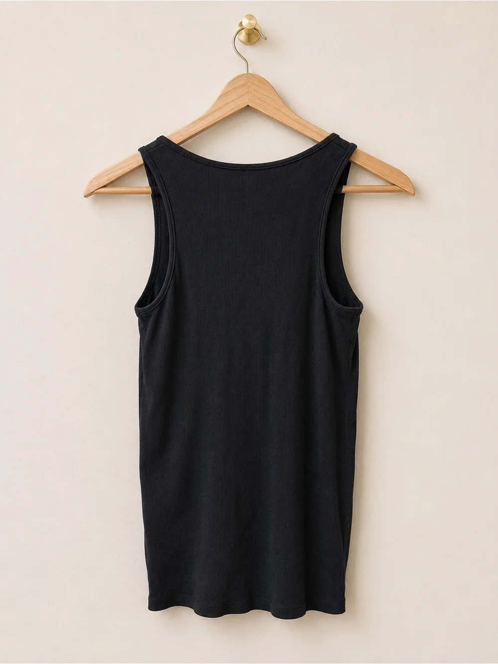 Nike Athletic Dept. Black Ribbed Cotton Tank Top | Women’s Medium